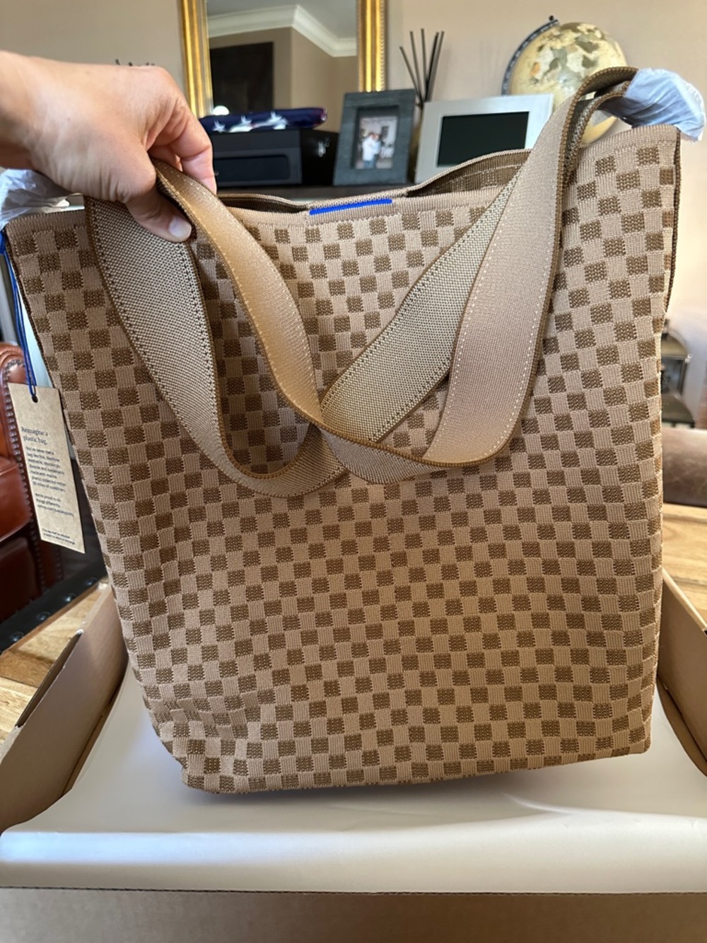 Rothy’s The Bucket Bag in Hazelnut-NEW-